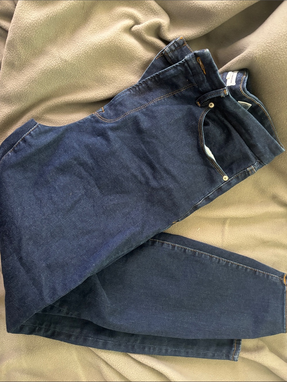Good American Dark Blue Denim Jeans - skinny “Always Fits”